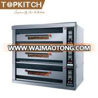 Stainless Steel AISI 304 Commercial High Quality Industrial Stone Bottom Desk Pizza Oven