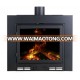 wood burning fireplaces