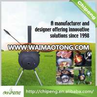 Manufacturer supply Portable barbecue wood stove/wood burning stove 76001